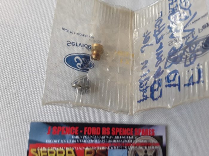 Ford New Pinto OHC Engines 10/1967-1980is Main Carburettor Jet & Fiesta Up to 1986 Valencia Carburettor Main Jet Models All Models (Very Rare item and Hard to Obtain) Genuine Ford Ford numbers 1490344 / 711W 9533 UA